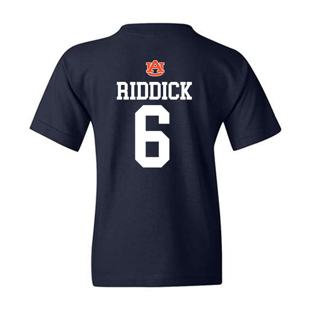 Auburn - NCAA Football : Demarcus Riddick - Replica Shersey Youth T-Shirt-1