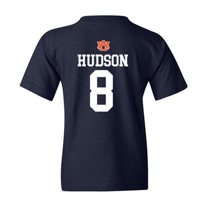 Auburn - NCAA Men's Basketball : Ja'Heim Hudson - Replica Shersey Youth T-Shirt-1