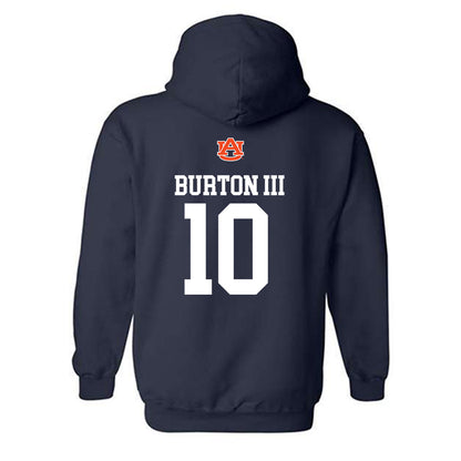 Auburn - NCAA Football : Caleb Burton III - Replica Shersey Hooded Sweatshirt