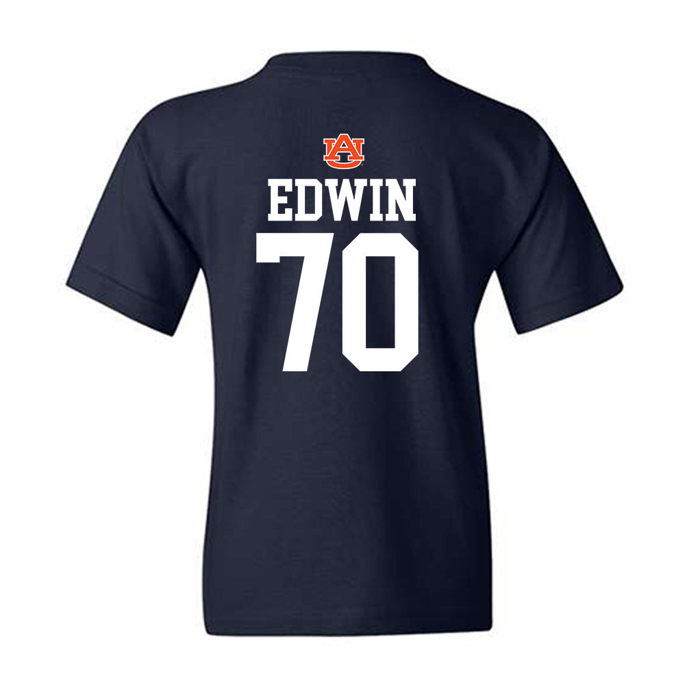 Auburn - NCAA Football : Favour Edwin - Replica Shersey Youth T-Shirt-1