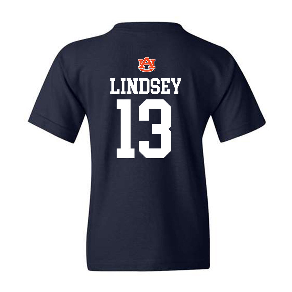 Auburn - NCAA Football : TJ Lindsey - Replica Shersey Youth T-Shirt