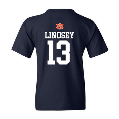 Auburn - NCAA Football : TJ Lindsey - Replica Shersey Youth T-Shirt