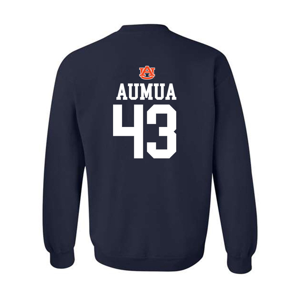 Auburn - NCAA Softball : Delaney Aumua - Replica Shersey Crewneck Sweatshirt-1