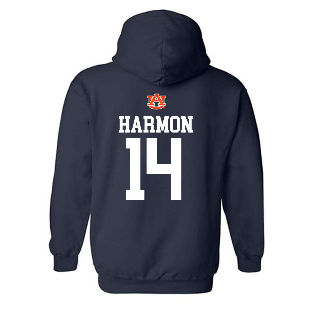 Auburn - NCAA Women's Volleyball : Chelsey Harmon - Replica Shersey Hooded Sweatshirt