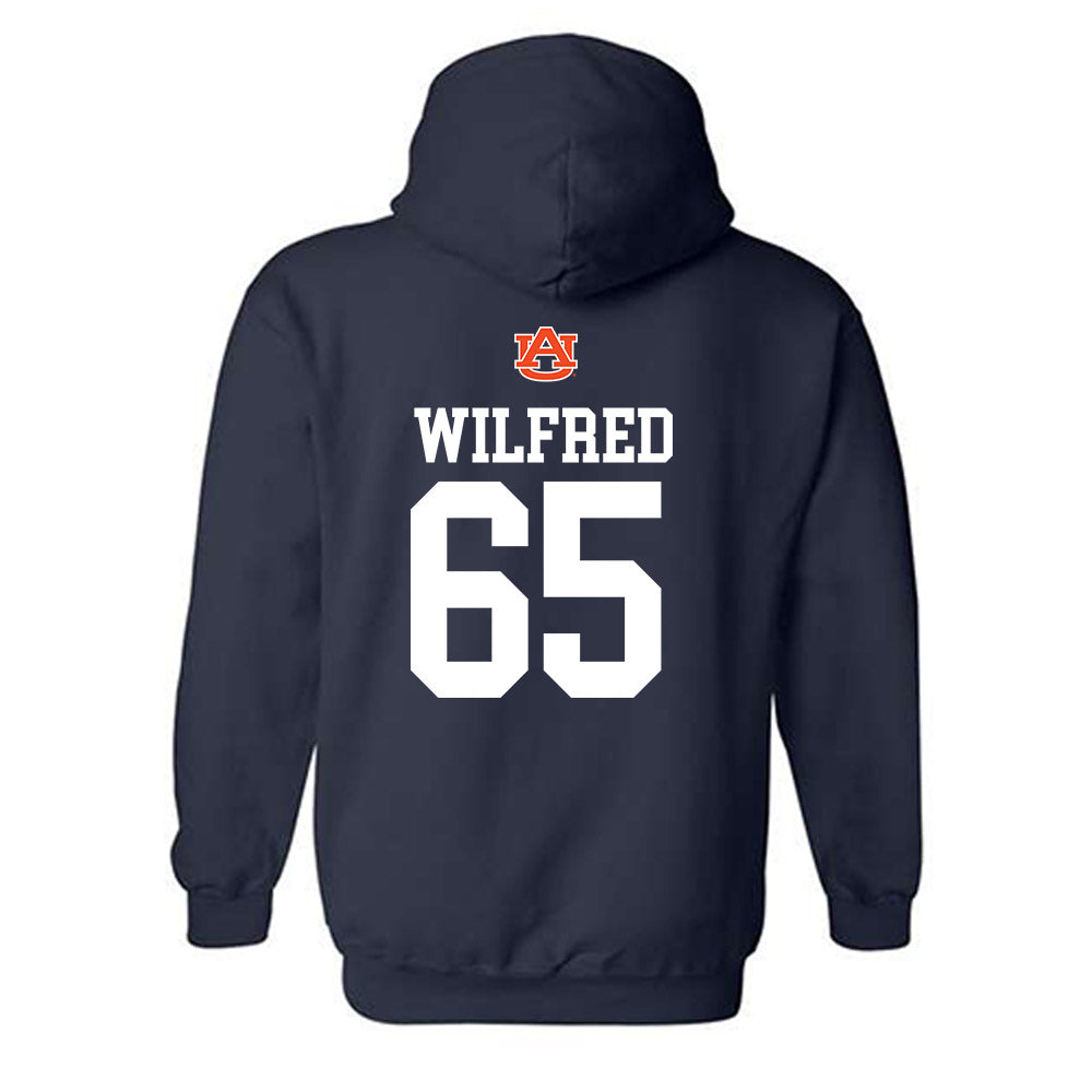 Auburn - NCAA Football : Seth Wilfred - Replica Shersey Hooded Sweatshirt