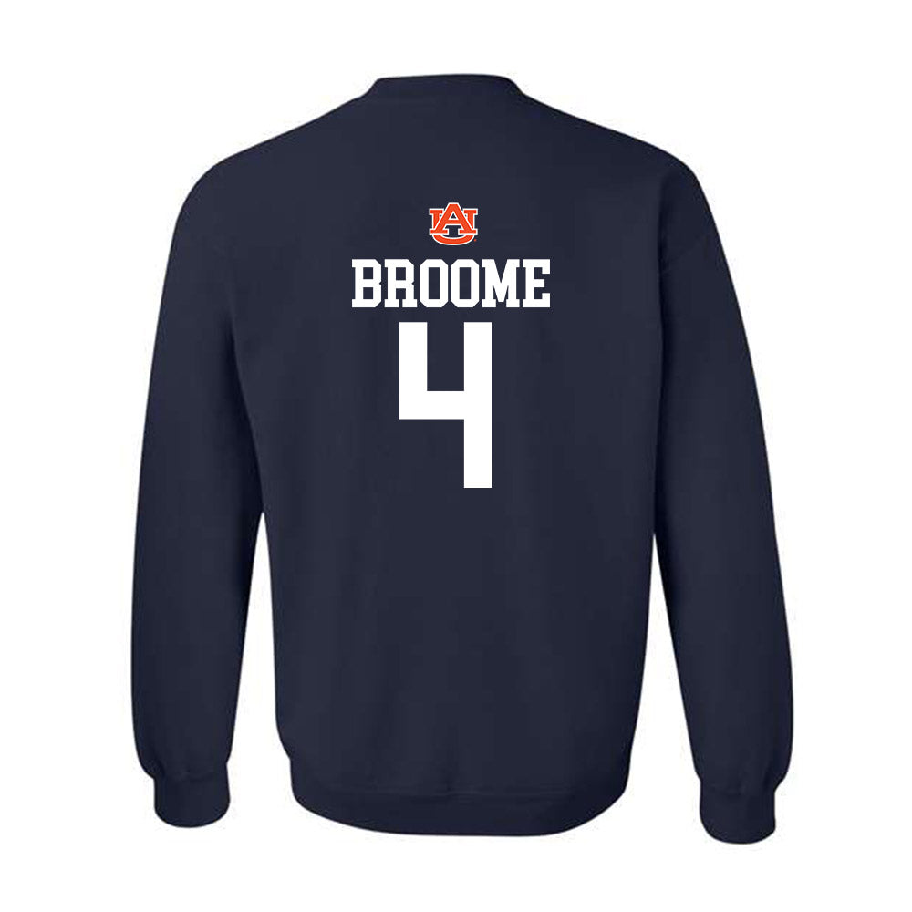 Auburn - NCAA Men's Basketball : Johni Broome - Replica Shersey Crewneck Sweatshirt