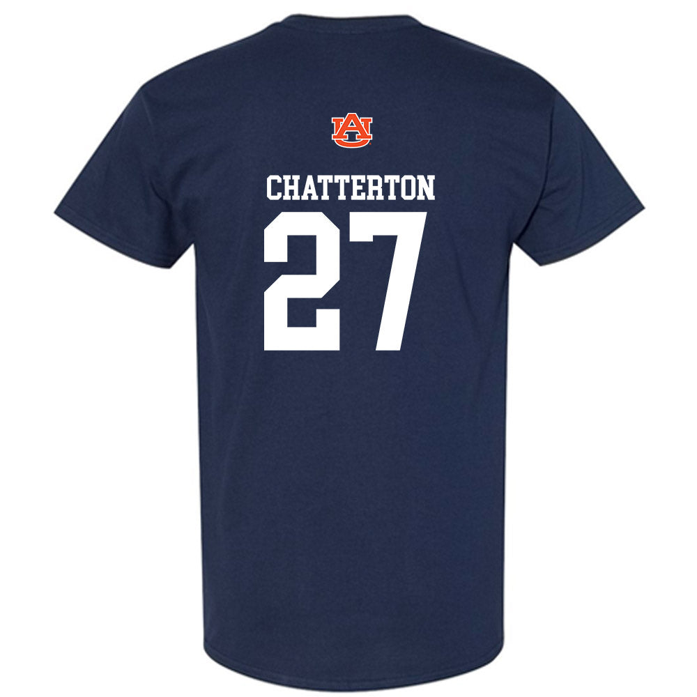Auburn - NCAA Baseball : Christian Chatterton - Replica Shersey T-Shirt-1