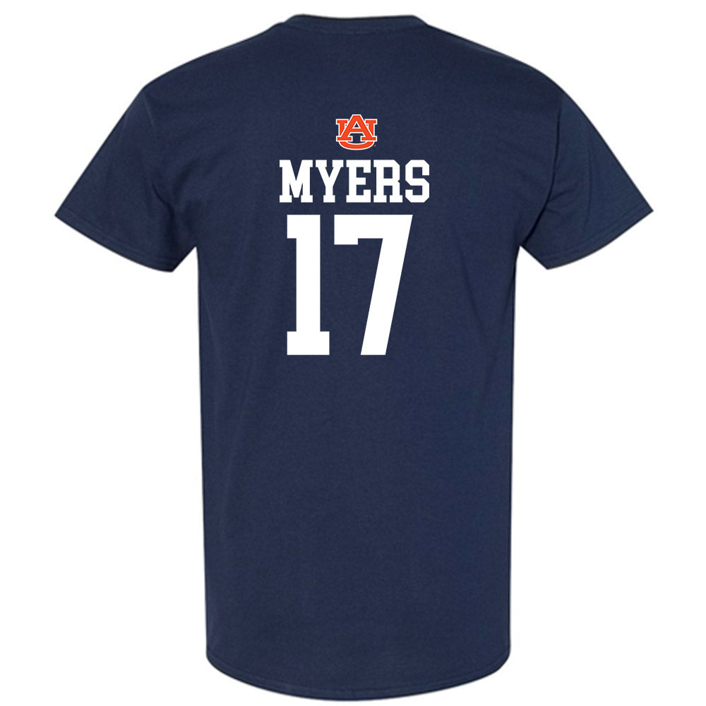 Auburn - NCAA Football : Will Myers - Replica Shersey T-Shirt-1