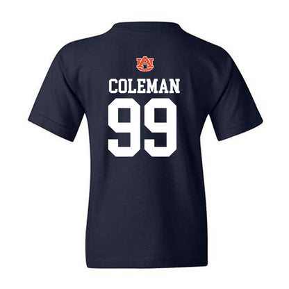 Auburn - NCAA Football : Antonio Coleman - Replica Shersey Youth T-Shirt-1
