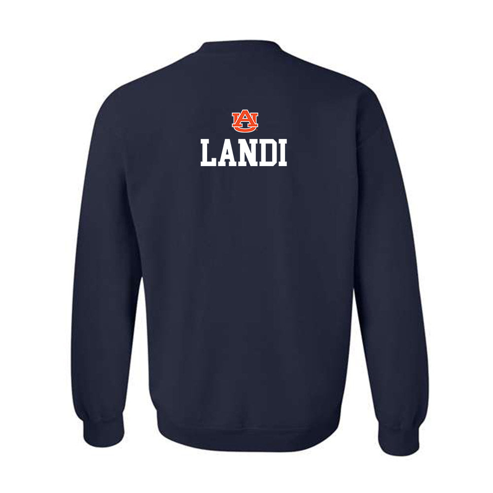 Auburn - NCAA Women's Swimming & Diving : Juliette Landi - Replica Shersey Crewneck Sweatshirt-1