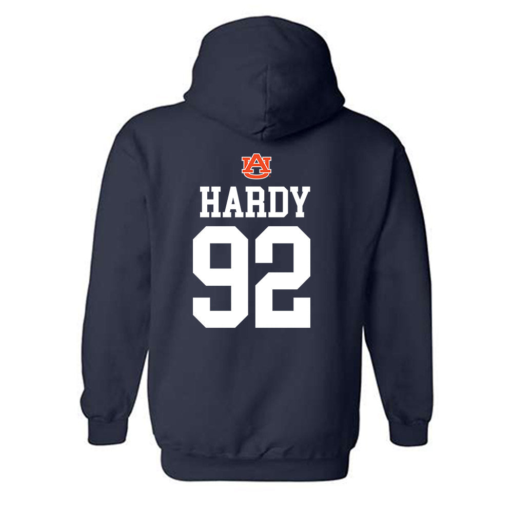 Auburn - NCAA Football : Jay Hardy - Replica Shersey Hooded Sweatshirt-1