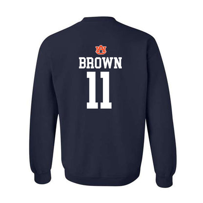 Auburn - NCAA Women's Soccer : Margey Brown - Replica Shersey Crewneck Sweatshirt-1