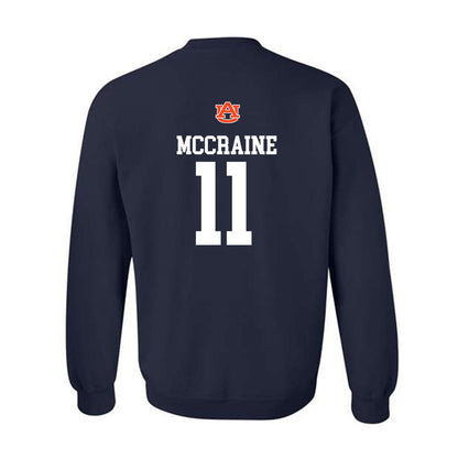 Auburn - NCAA Baseball : Brandon McCraine - Replica Shersey Crewneck Sweatshirt-1