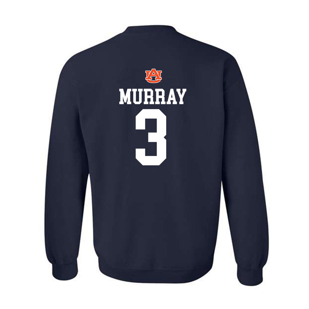 Auburn - NCAA Football : Chris Murray - Replica Shersey Crewneck Sweatshirt-1