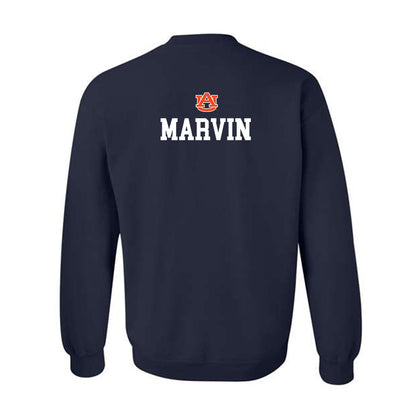 Auburn - NCAA Women's Swimming & Diving : Payton Marvin - Replica Shersey Crewneck Sweatshirt