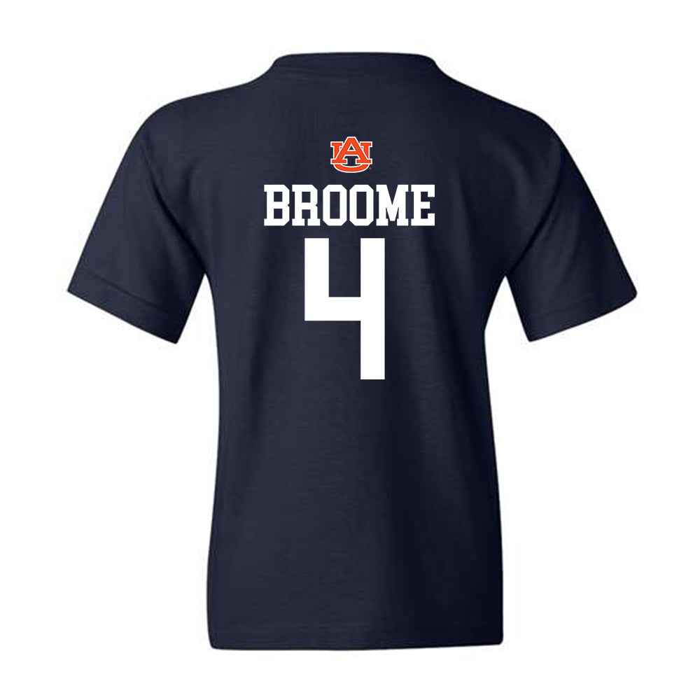 Auburn - NCAA Men's Basketball : Johni Broome - Replica Shersey Youth T-Shirt