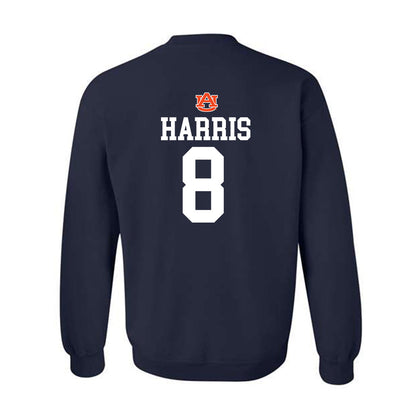 Auburn - NCAA Football : Kaleb Harris - Replica Shersey Crewneck Sweatshirt-1