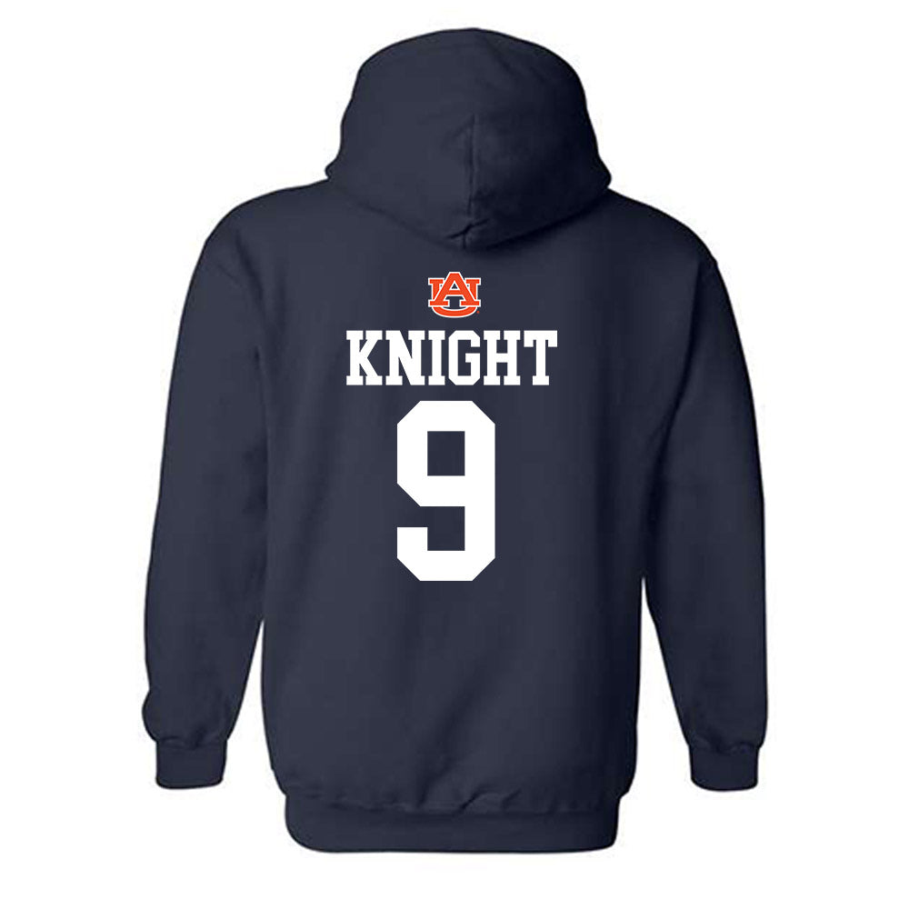 Auburn - NCAA Football : Deuce Knight - Replica Shersey Hooded Sweatshirt-1