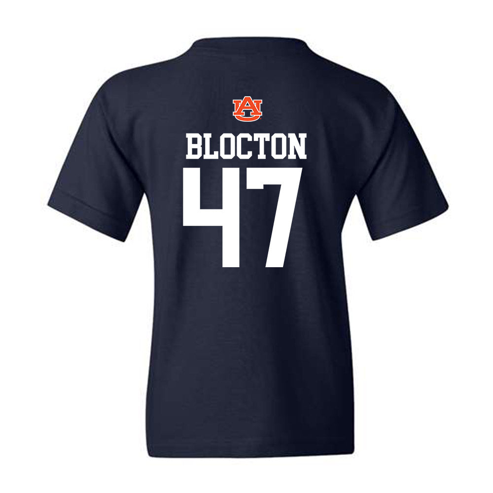 Auburn - NCAA Football : Malik Blocton - Replica Shersey Youth T-Shirt