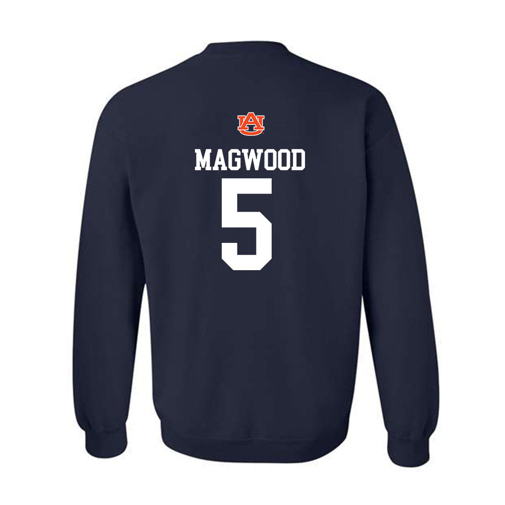 Auburn - NCAA Men's Basketball : Kaden Magwood - Replica Shersey Crewneck Sweatshirt-1