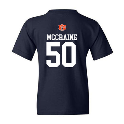 Auburn - NCAA Baseball : Brandon McCraine - Replica Shersey Youth T-Shirt-1