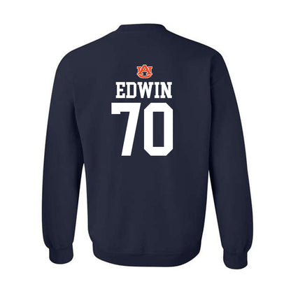 Auburn - NCAA Football : Favour Edwin - Replica Shersey Crewneck Sweatshirt-1