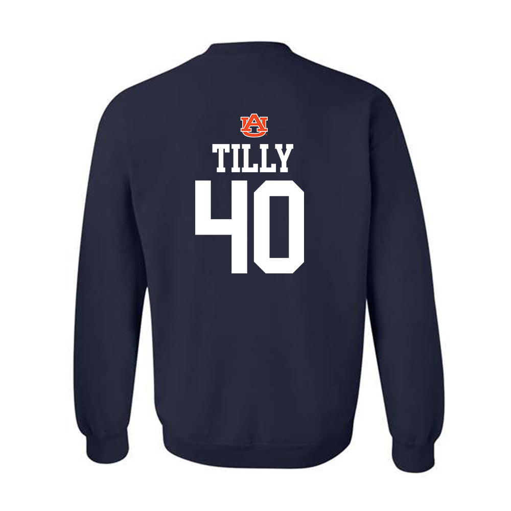 Auburn - NCAA Baseball : Cameron Tilly - Replica Shersey Crewneck Sweatshirt