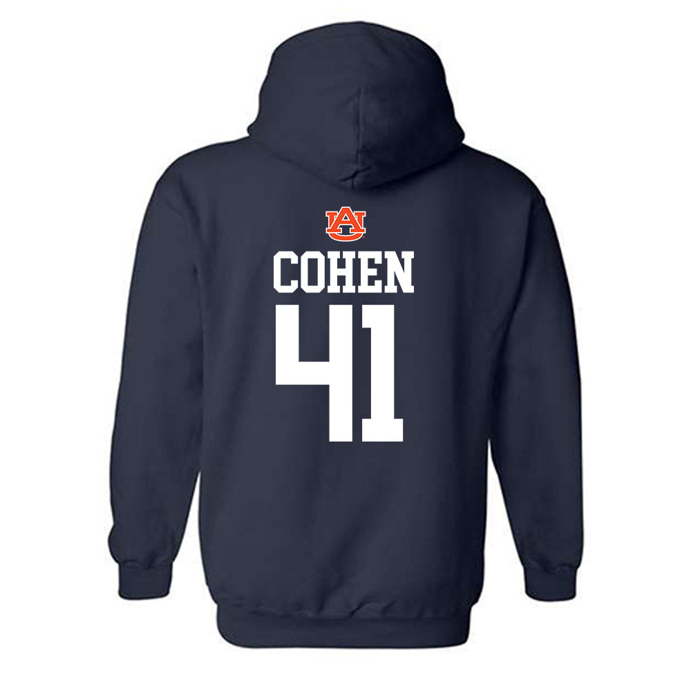 Auburn - NCAA Football : Josh Cohen - Replica Shersey Hooded Sweatshirt