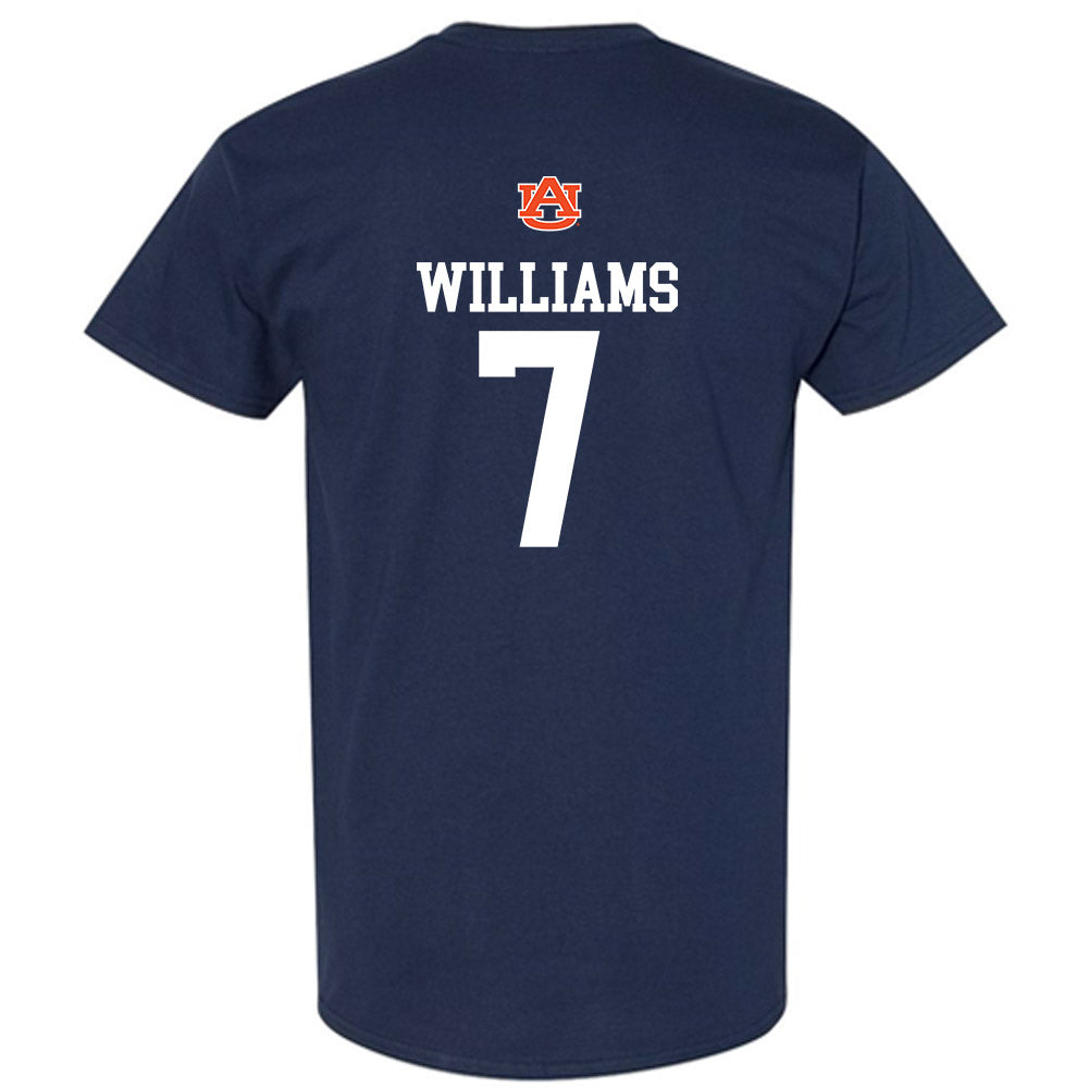 Auburn - NCAA Men's Basketball : CJ Williams - Replica Shersey T-Shirt-1