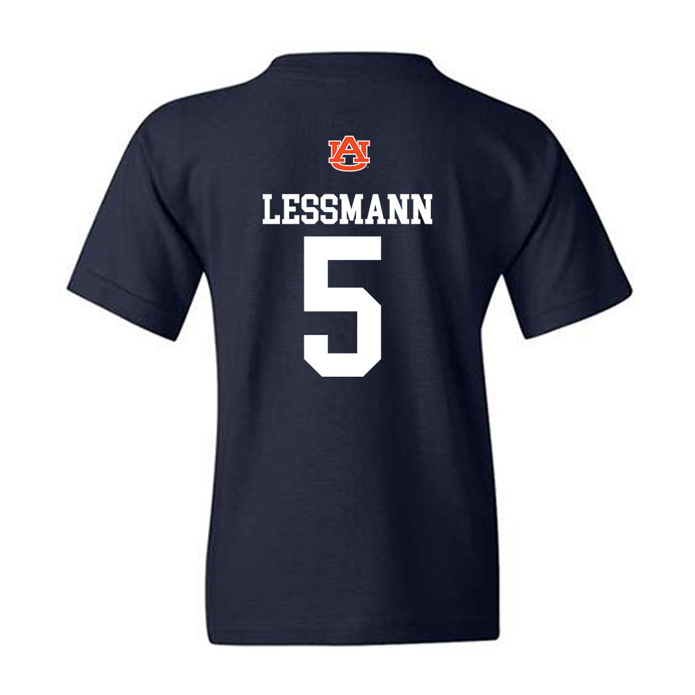 Auburn - NCAA Softball : georgia lessmann - Replica Shersey Youth T-Shirt-1