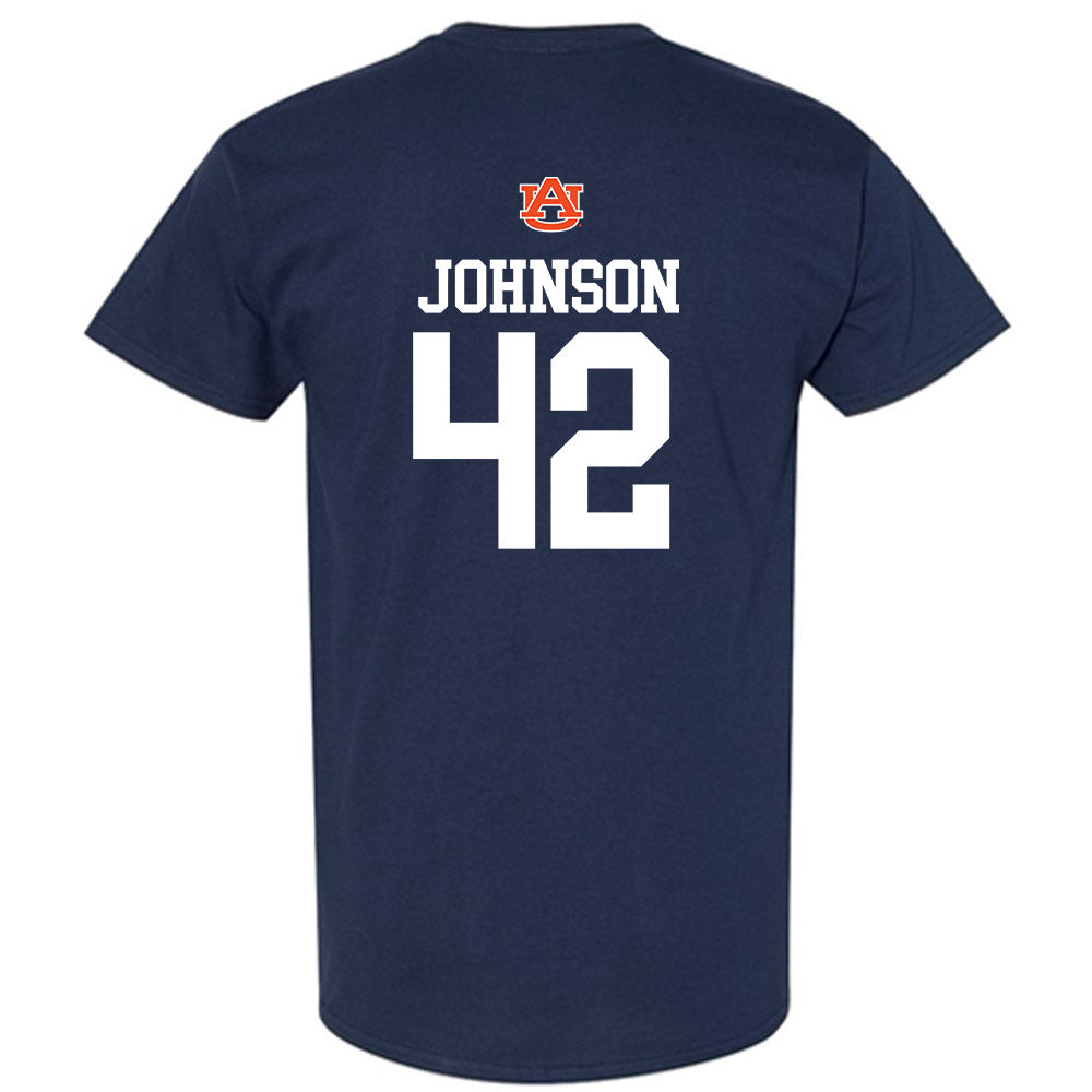 Auburn - NCAA Football : Tate Johnson - Replica Shersey T-Shirt-1