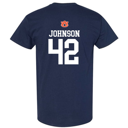 Auburn - NCAA Football : Tate Johnson - Replica Shersey T-Shirt-1