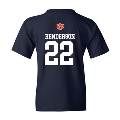 Auburn - NCAA Football : Alvin Henderson - Replica Shersey Youth T-Shirt-1