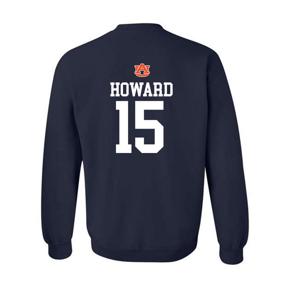 Auburn - NCAA Football : Preston Howard - Replica Shersey Crewneck Sweatshirt-1