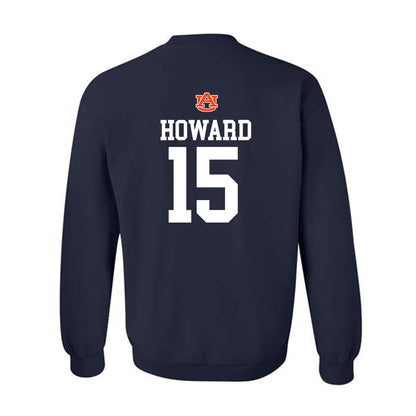 Auburn - NCAA Football : Preston Howard - Replica Shersey Crewneck Sweatshirt-1