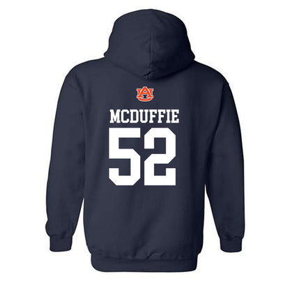 Auburn - NCAA Football : William Grier McDuffie - Replica Shersey Hooded Sweatshirt