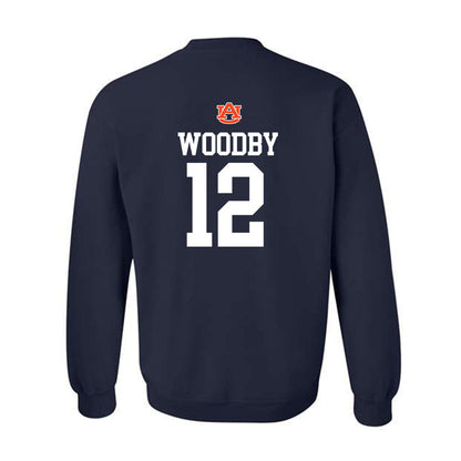 Auburn - NCAA Football : Blake Woodby - Replica Shersey Crewneck Sweatshirt-1