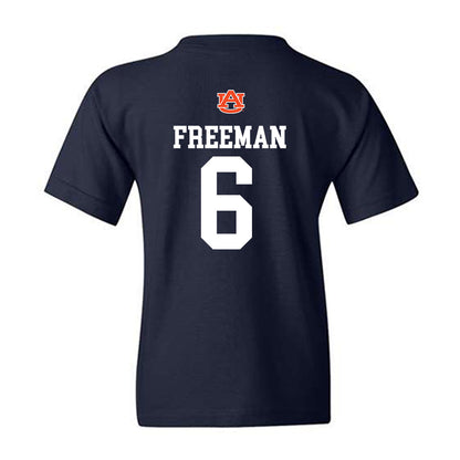 Auburn - NCAA Men's Basketball : Elyjah Freeman - Replica Shersey Youth T-Shirt-1
