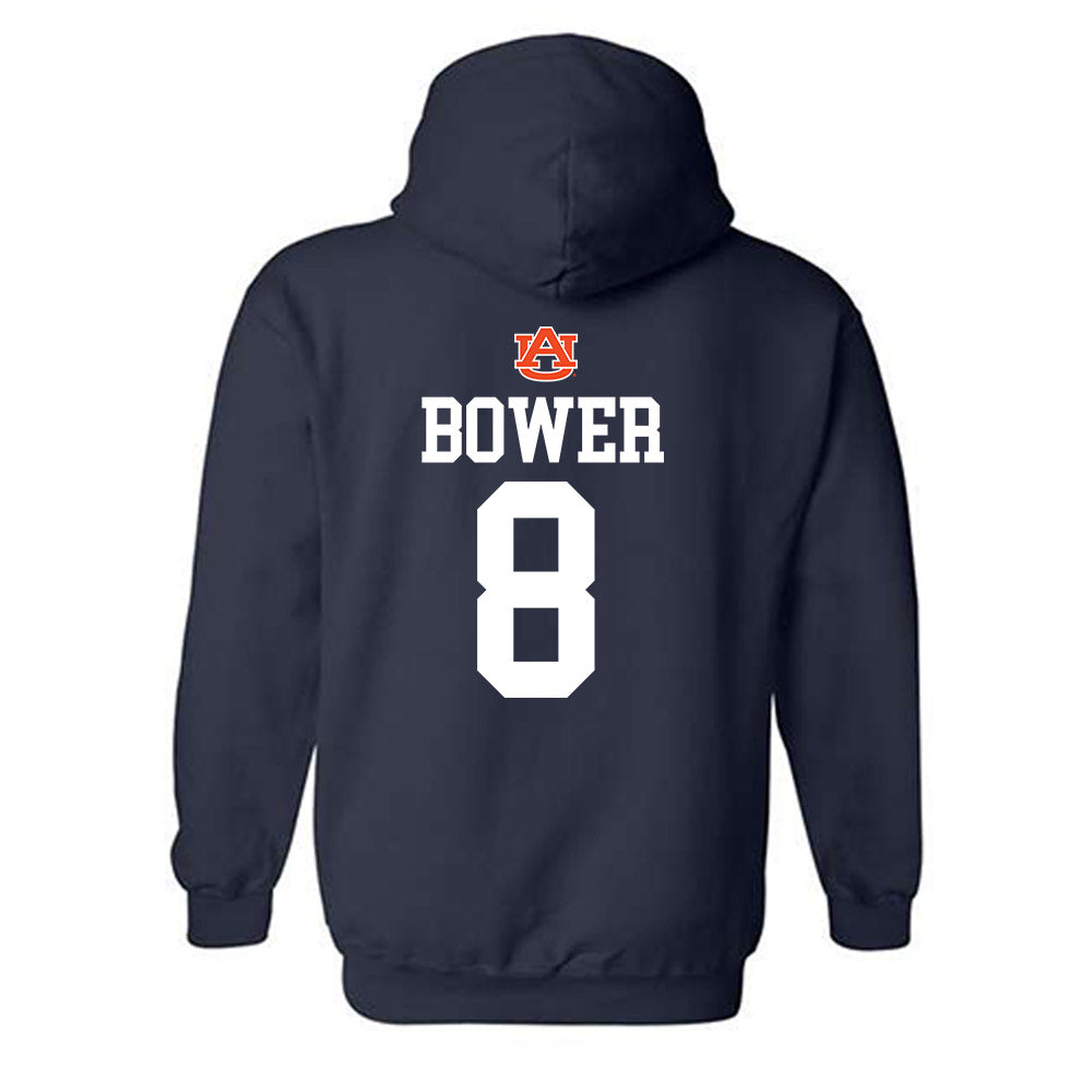 Auburn - NCAA Women's Volleyball : Eden Bower - Replica Shersey Hooded Sweatshirt-1