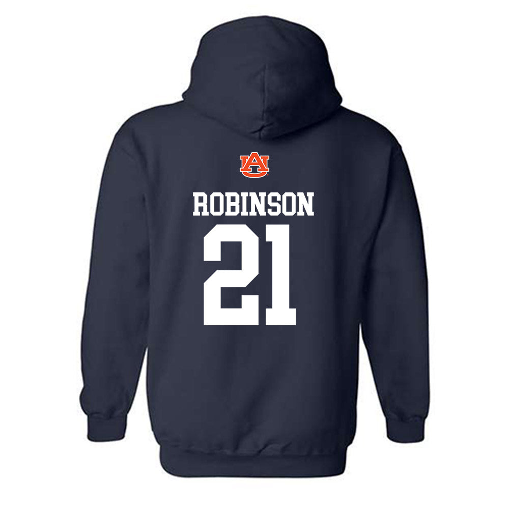 Auburn - NCAA Football : Durell Robinson - Replica Shersey Hooded Sweatshirt-1