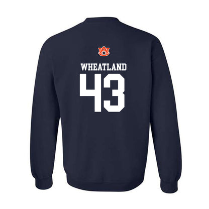 Auburn - NCAA Football : Caleb Wheatland - Replica Shersey Crewneck Sweatshirt-1