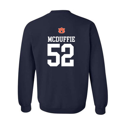 Auburn - NCAA Football : William Grier McDuffie - Replica Shersey Crewneck Sweatshirt