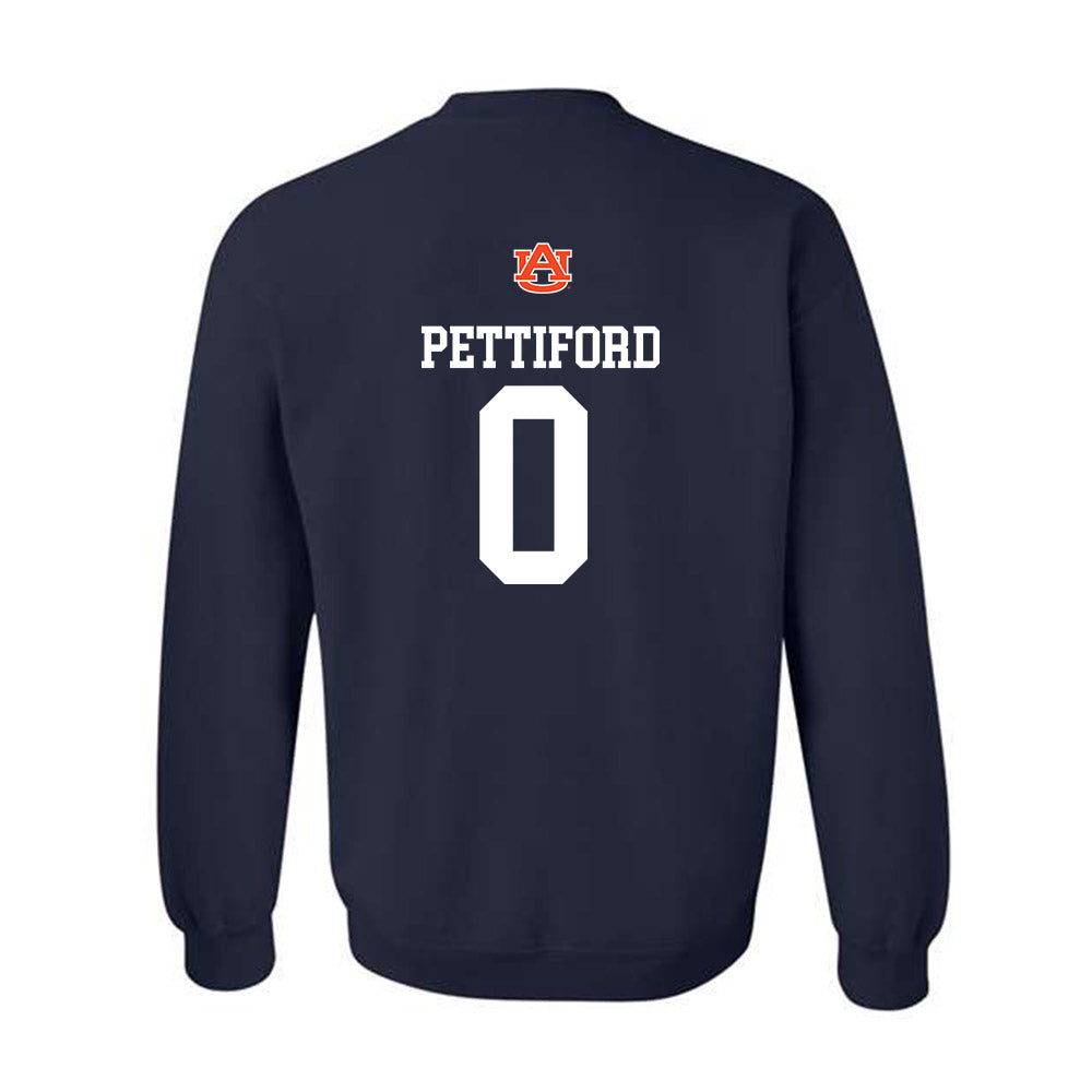 Auburn - NCAA Men's Basketball : Tahaad Pettiford - Replica Shersey Crewneck Sweatshirt-1