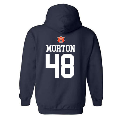 Auburn - NCAA Football : Eli Morton - Replica Shersey Hooded Sweatshirt