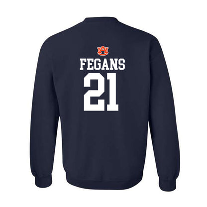 Auburn - NCAA Football : Anquon Fegans - Replica Shersey Crewneck Sweatshirt-1