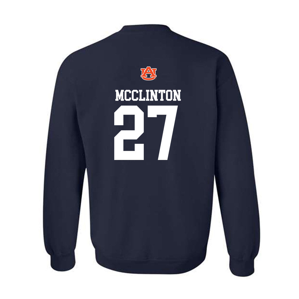 Auburn - NCAA Football : Mac McClinton - Replica Shersey Crewneck Sweatshirt