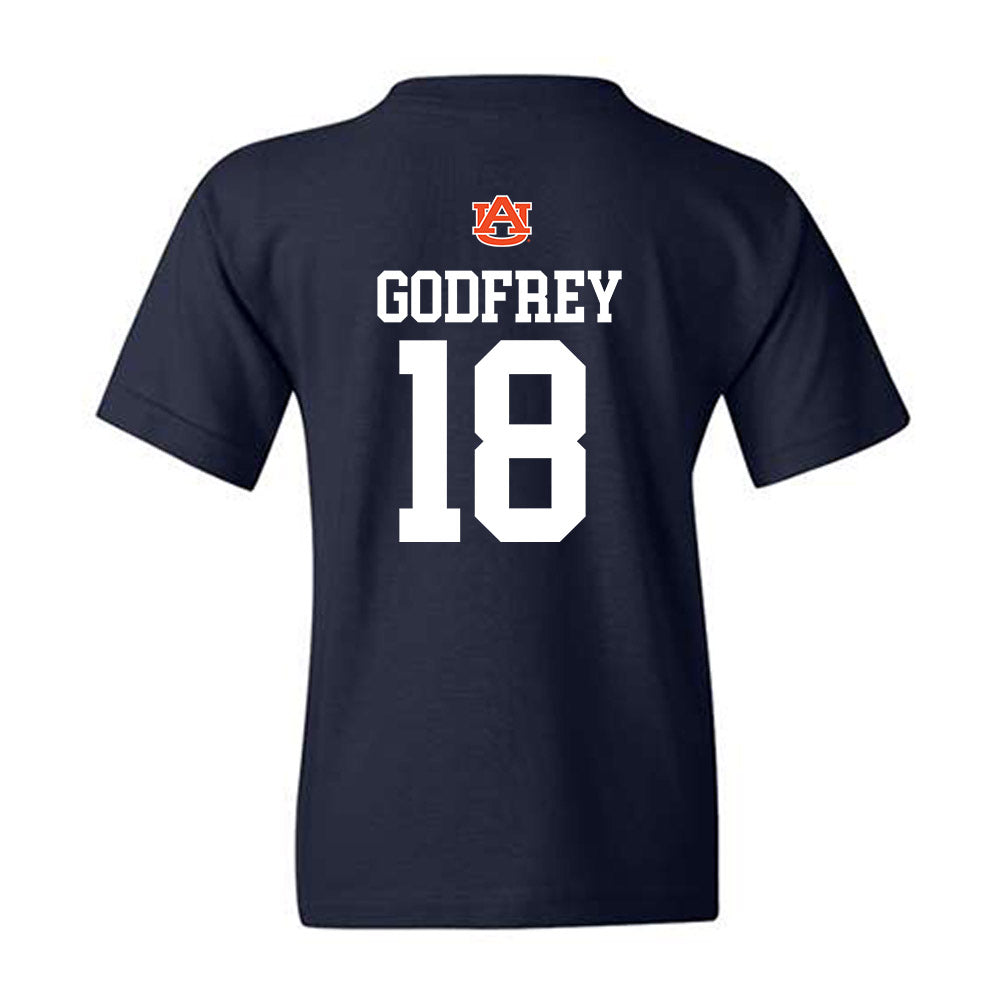 Auburn - NCAA Softball : Brit Godfrey - Replica Shersey Youth T-Shirt-1