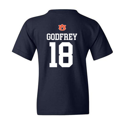 Auburn - NCAA Softball : Brit Godfrey - Replica Shersey Youth T-Shirt-1