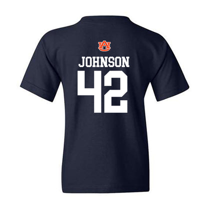 Auburn - NCAA Football : Tate Johnson - Replica Shersey Youth T-Shirt-1