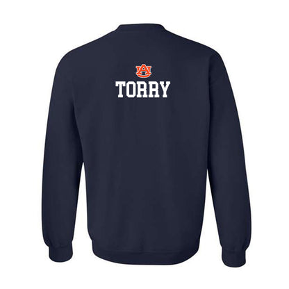 Auburn - NCAA Women's Gymnastics : Brynn Torry - Replica Shersey Crewneck Sweatshirt-1